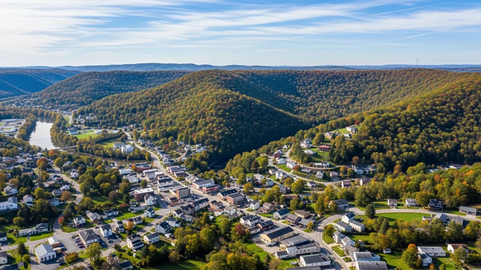Map view of Southwestern Pennsylvania service area
